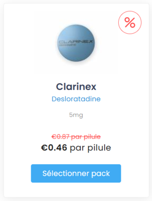 Desloratadine prix en France